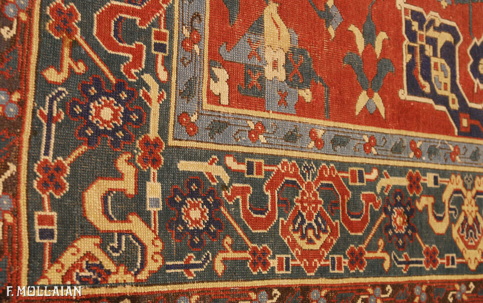 Antique Turkish Ushak (Oushak) Carpet n°:45993040